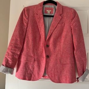 J Crew linen blend blazer